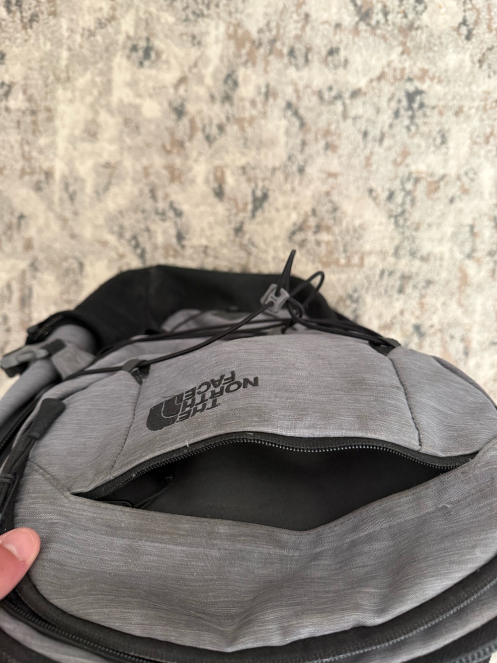 The North Face Grey and Black Borealis Backpack - Picture 6 of 7